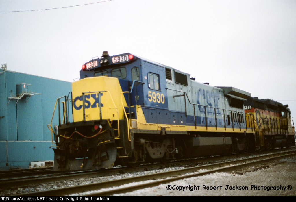 Sequence shot #2 CSX Ex NYSW B40-8 IN 1992